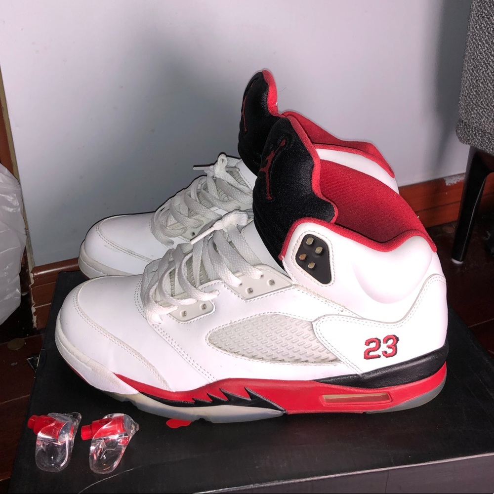Jordan “Fire Red” 5s - Picture 3 of 6